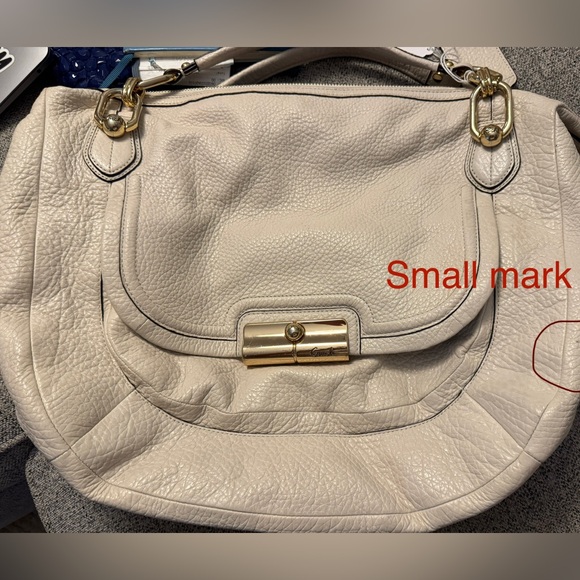 EUC Coach “Kristin Sage” satchel in ivory with brass hardware style# 18280 - Picture 4 of 12